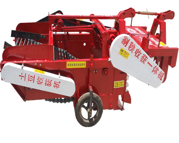 土豆打秧收獲一體機